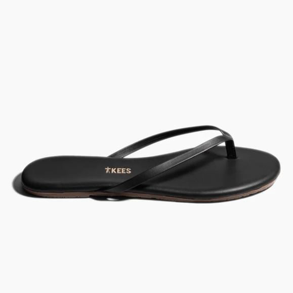 TKEES | Shoes | Tkees Liners Flip Flop Thong Sandals Black 7 | Poshmark